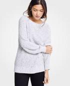 Ann Taylor Marled Boatneck Sweater