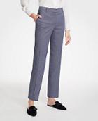 Ann Taylor The Ankle Pant In Shimmer Houndstooth