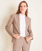 Ann Taylor The One-button Blazer In Melange