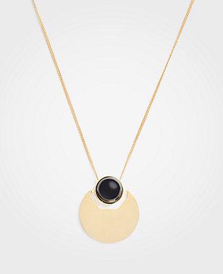 Ann Taylor Modern Metallic Pendant