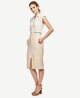 Ann Taylor Compact Twill Pencil Skirt