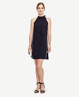 Ann Taylor Bow Halter Dress