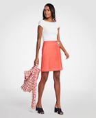 Ann Taylor Chambray Wrap A-line Skirt