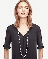 Ann Taylor Pearlized Necklace