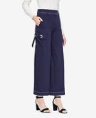 Ann Taylor The Wide Leg Crop Pant With Grommets