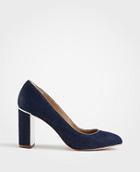 Ann Taylor Kaia Denim Block Heels