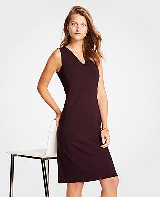 Ann Taylor Ponte Sheath Dress