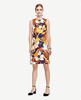 Ann Taylor Floral Print Shift Dress
