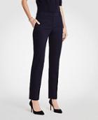 Ann Taylor The Ankle Pant In Cotton Sateen - Curvy Fit