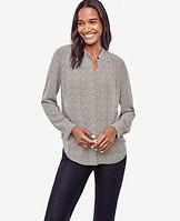 Ann Taylor Confetti Button Down Blouse