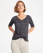 Ann Taylor Double V Tee