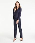 Ann Taylor The Straight Leg Pant In Windowpane - Classic Fit