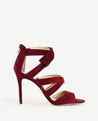 Ann Taylor Thea Suede Bow Sandals