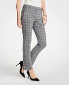 Ann Taylor The Ankle Pant In Dash Plaid - Curvy Fit