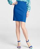 Ann Taylor Stretch Cotton Twill Madison Skirt