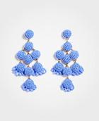 Ann Taylor Large Seed Bead Statement Earrings