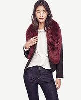 Ann Taylor Faux Fur Stole