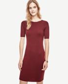 Ann Taylor Extrafine Merino Wool V-back Sweater Dress