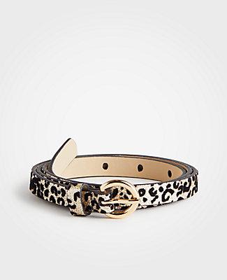 Ann Taylor Spotted Glitter Skinny Belt