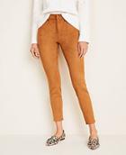 Ann Taylor Faux Suede Skinny Jeans