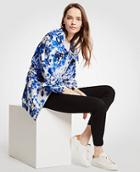 Ann Taylor Floral Toile Anorak Jacket