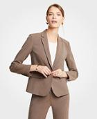 Ann Taylor Seasonless Stretch One Button Jacket