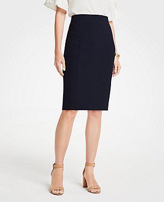 Ann Taylor Seamed Pencil Skirt In Seasonless Stretch