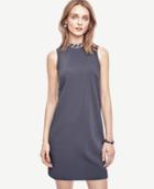 Ann Taylor Crystal Collar Shift Dress