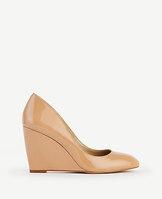 Ann Taylor Molly Patent Leather Wedge Heels