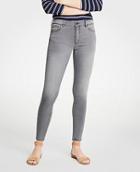 Ann Taylor Curvy Skinny Jeans In Mid Grey Wash