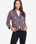 Ann Taylor Double Breasted Tweed Jacket
