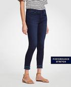 Ann Taylor Modern Fringe All Day Skinny Crop Jeans