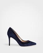 Ann Taylor Ramona Suede Scalloped Pumps