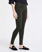 Ann Taylor Curvy Skinny Jeans In Wild Moss Wash