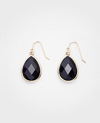 Ann Taylor Bezel Drop Earrings