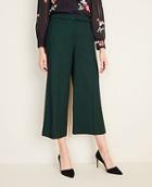 Ann Taylor The Belted Wide Leg Marina Pant In Glen Plaid
