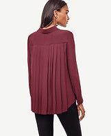 Ann Taylor Back Pleat Blouse
