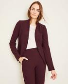 Ann Taylor The Cutaway Blazer In Bi-stretch