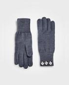 Ann Taylor Pearlized Crystal Embellished Knit Gloves