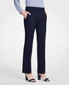 Ann Taylor The Straight Leg Pant In Seasonless Stretch - Curvy Fit