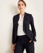 Ann Taylor The One-button Blazer In Tropical Wool
