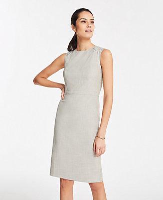 Ann Taylor Crosshatch Sheath Dress