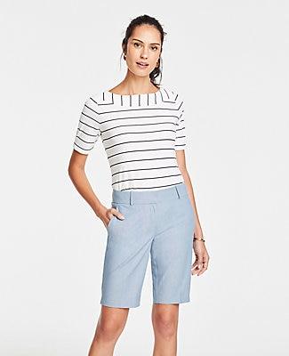 Ann Taylor The Boardwalk Short In Chambray