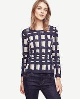 Ann Taylor Lattice Knit Topper