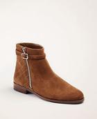 Ann Taylor Quentin Suede Moto Booties