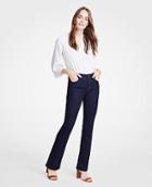 Ann Taylor Curvy Performance Stretch Boot Cut Jeans In Evening Sea Wash