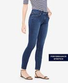 Ann Taylor Curvy All Day Skinny Jeans In Mariner Wash