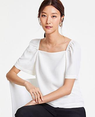 Ann Taylor Square Neck Top