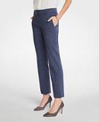 Ann Taylor The Straight Leg Pant In Washed Linen - Curvy Fit