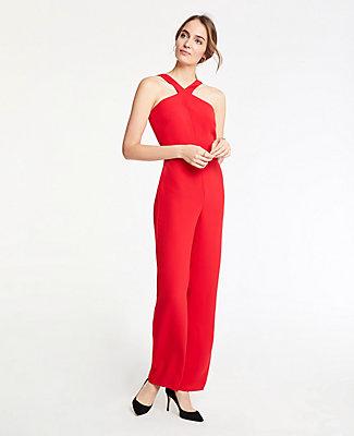 Ann Taylor Halter Jumpsuit